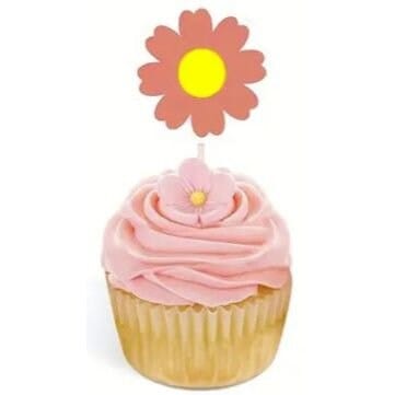 Peaceful Bohemian Vibes: Flower School Bus Cake Toppers - 60s Theme
