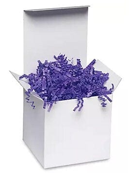 Purple Crinkle Paper, Void filler, Shredded paper, Gift box filler & Wrapping, Basket Cushioning, wedding gift box, Paper Party supplies