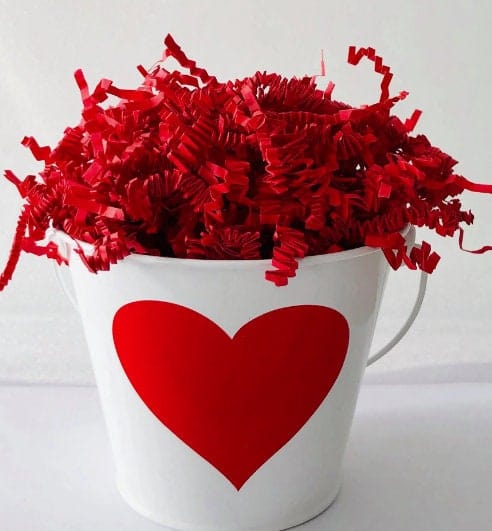 Red Crinkle Paper, Void filler, Shredded paper, Gift box filler & Wrapping, Basket Cushioning, wedding gift box, Paper Party supplies