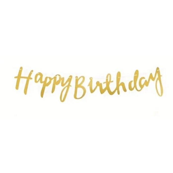 Rose Gold happy birthday banner- Make Your Birthday Party Memorable with this HAPPY BIRTHDAY Hanging Flag Banner!