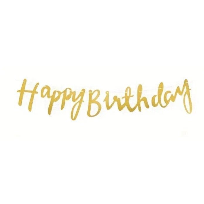 Silver happy birthday banner- Make Your Birthday Party Memorable with this HAPPY BIRTHDAY Hanging Flag Banner!