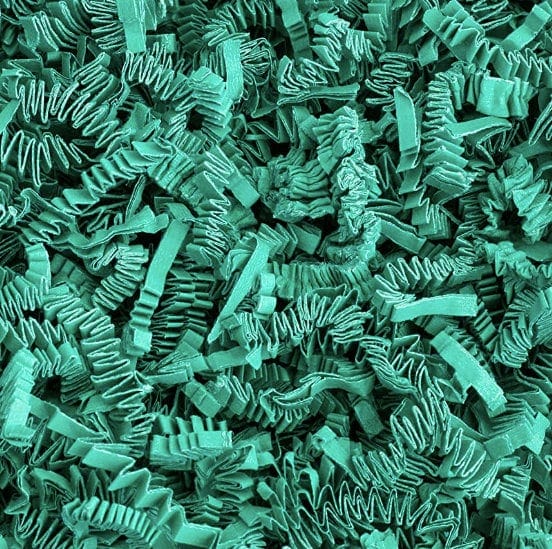 Teal Crinkle Paper, Void filler, Shredded paper, Gift box filler & Wrapping, Basket Cushioning, wedding gift box, Paper Party supplies