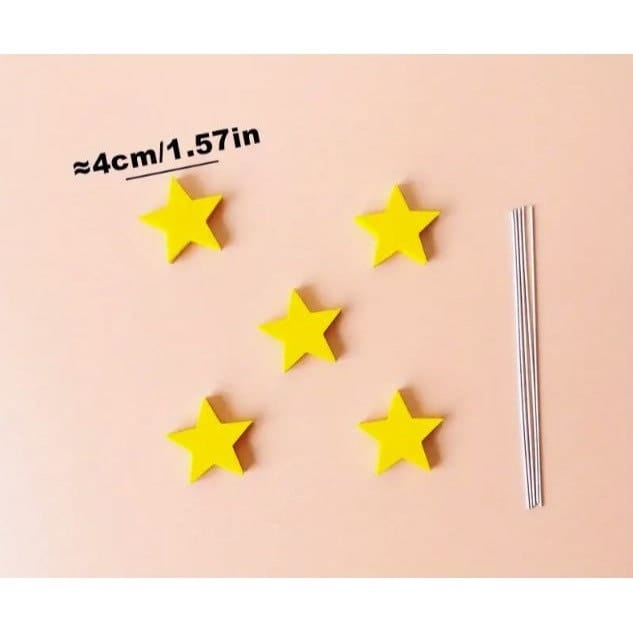 Three-dimensional Stars Baking Inserts