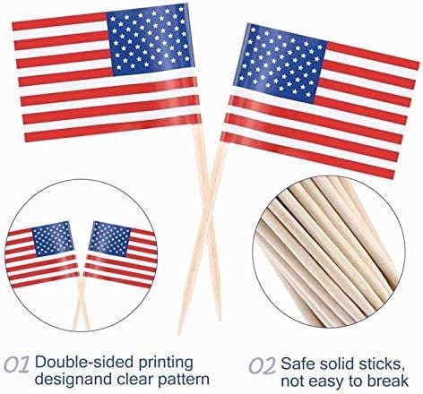 Mini USA Flag pick design