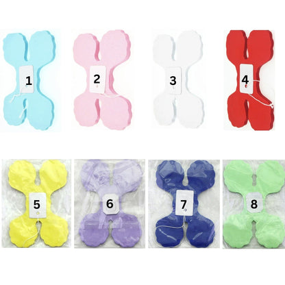 8 different colored four leaf clover garland options