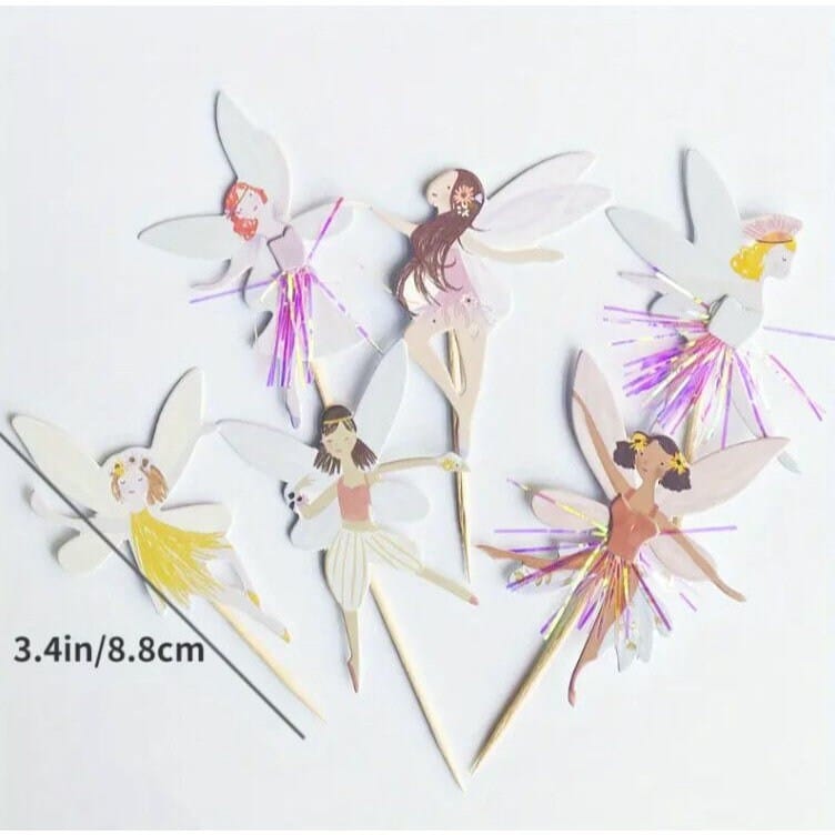 size of the 6 Fairies on picks 