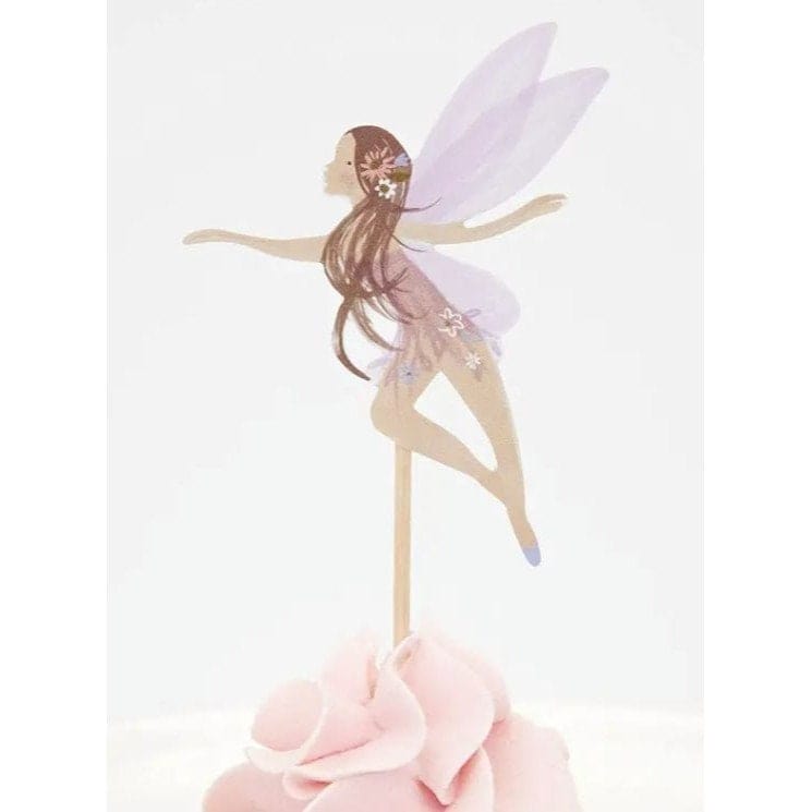 Fairy on pick in a cupcake