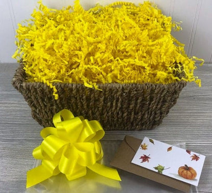 Yellow crinkle cut in a basket 