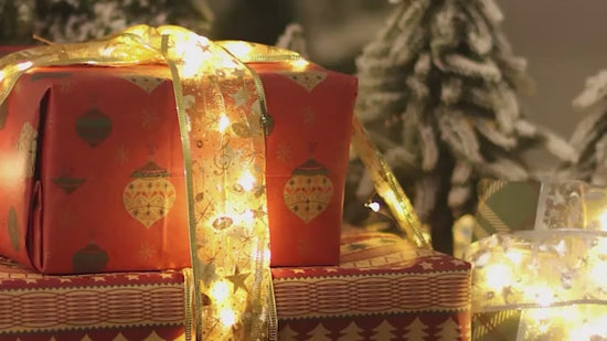 Sparkle Up Your Christmas Tree With Ribbon Lights  Gift Box Bows